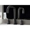 Kingston Brass FSC8930SVL Widespread Bathroom Faucet with Brass Pop-Up, Matte Black FSC8930SVL - alternate 2